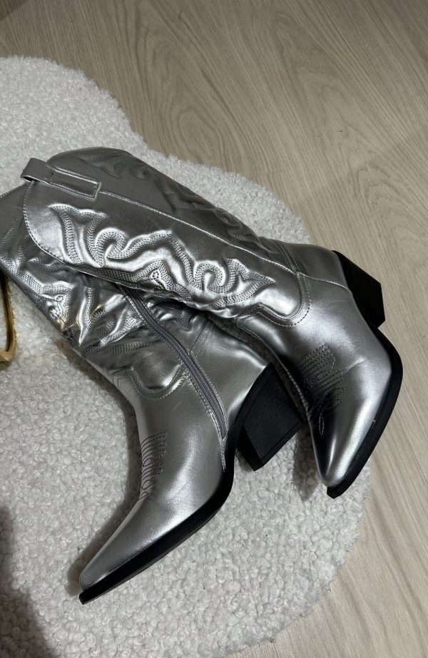 Cowboyboots Zilver