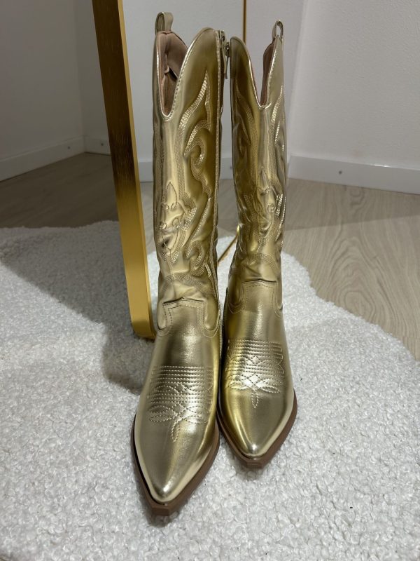 Cowboyboots Goud - Afbeelding 3