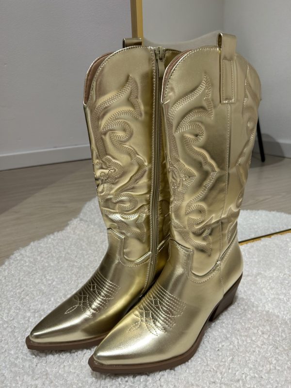 Cowboyboots Goud