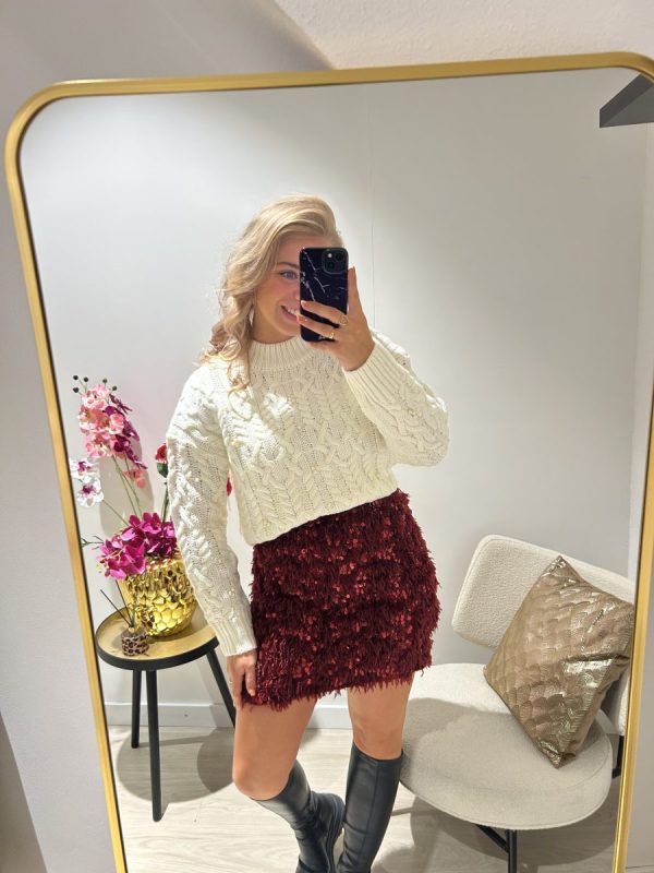 Lily Skirt - Bordeaux