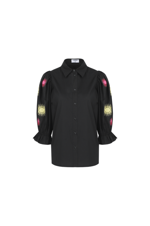 Marlowe blouse - Black - Afbeelding 5