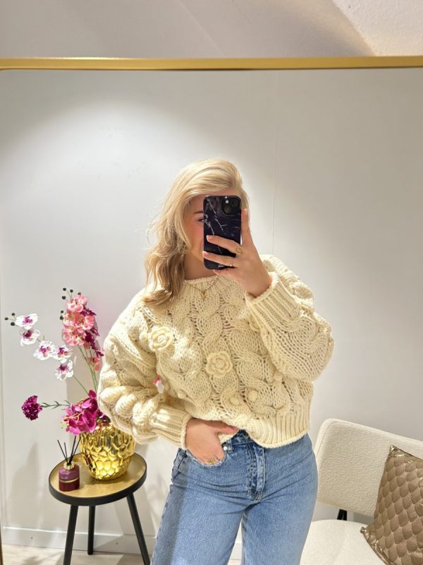 Rose Sweater - Crème - Afbeelding 2