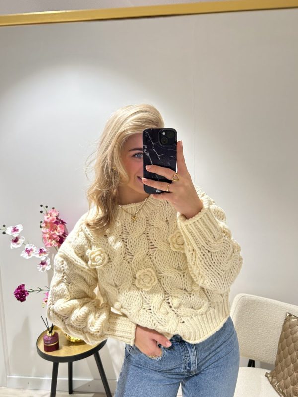 Rose Sweater - Crème