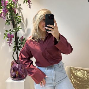 Selira blouse - Rhubarb