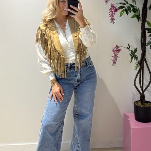Romée Wide Leg Jeans - Queen Hearts