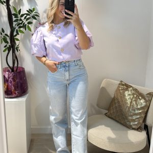 Aven Wide Leg Jeans - Queen Hearts