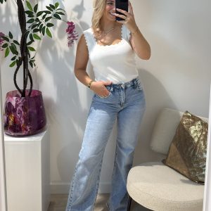 Elva Flair Jeans - Queen Hearts