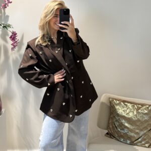 Heart Blazer - Bruin