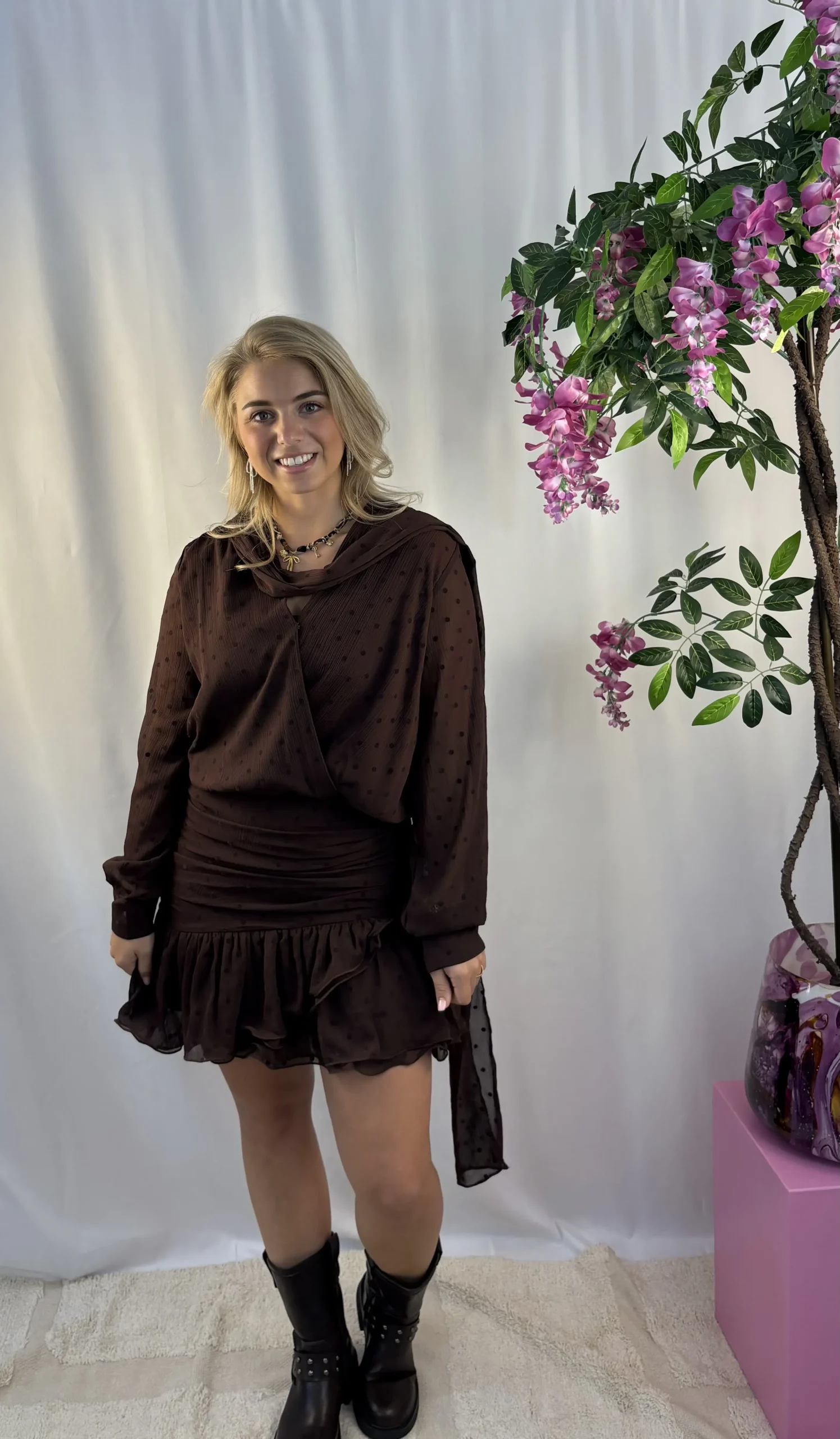 Lieve Dot Dress - Afbeelding 3