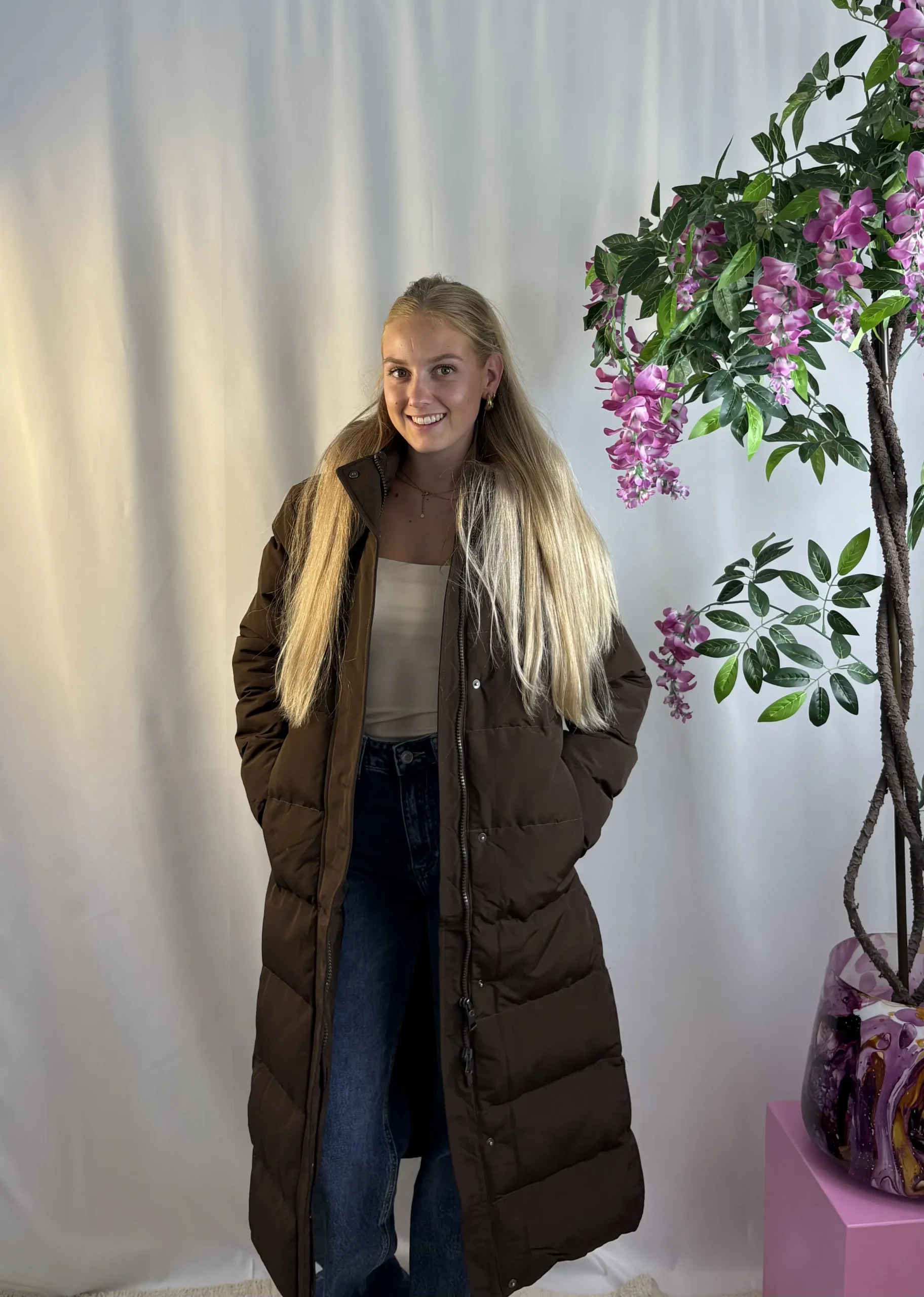 Floor Puffer Jacket - Bruin - Afbeelding 4