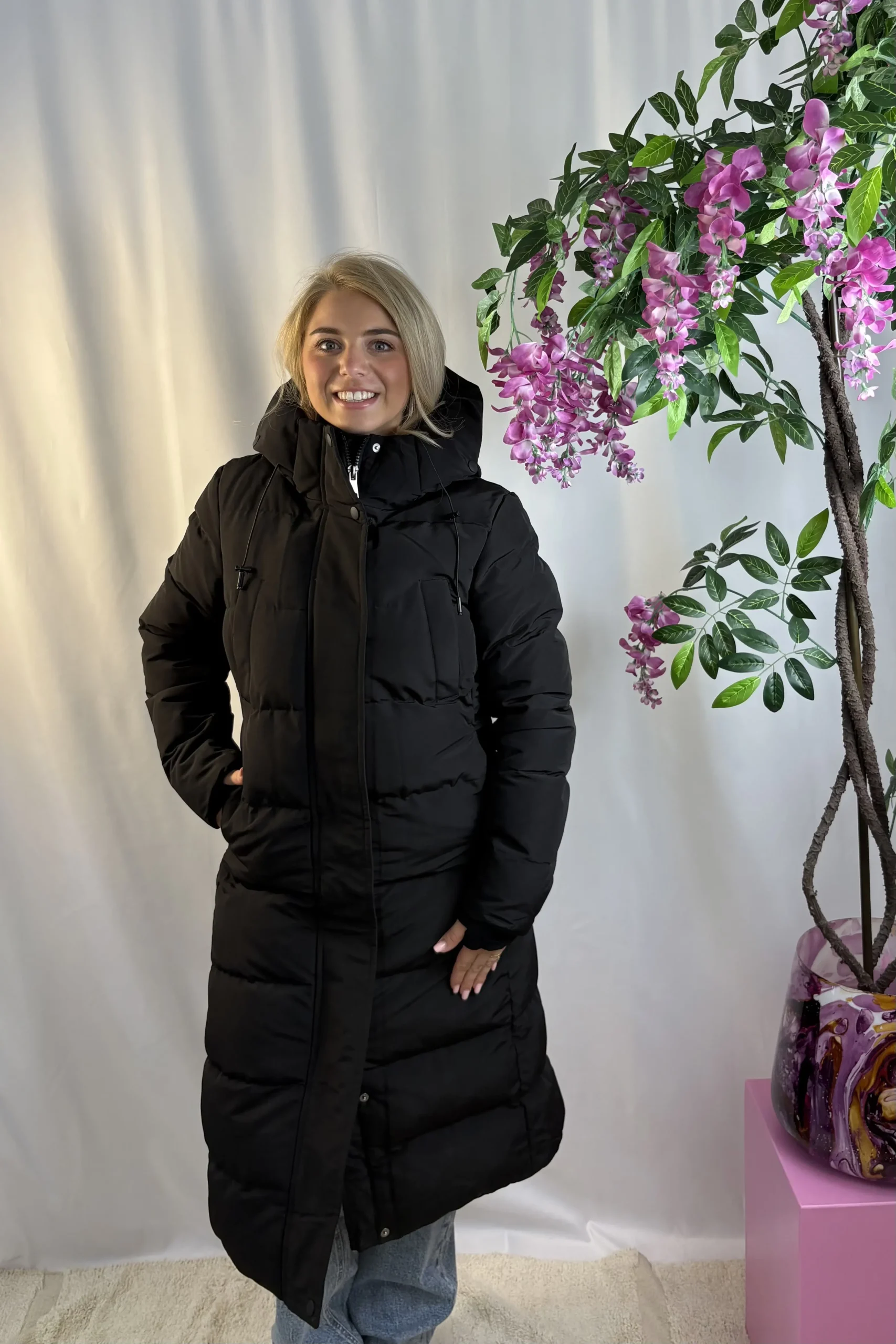 Floor Puffer Jacket - Zwart - Afbeelding 4