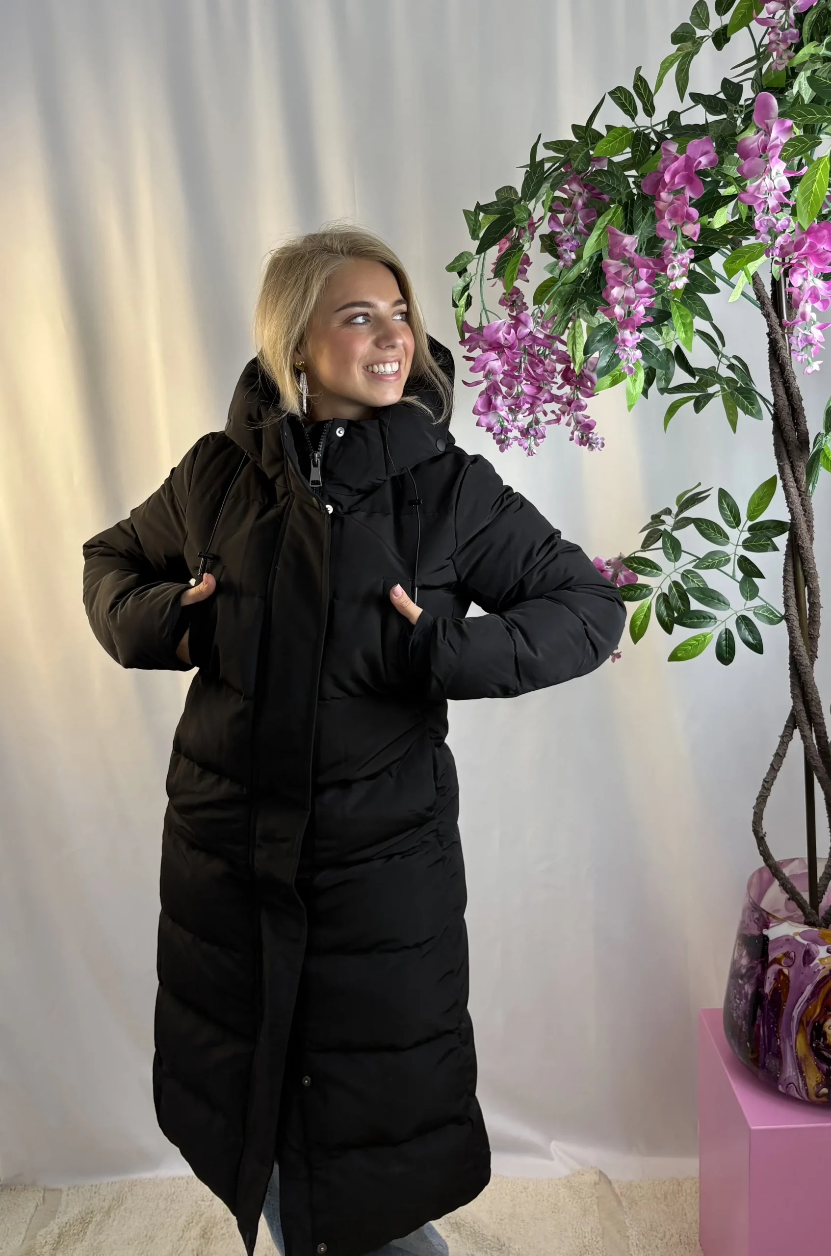Floor Puffer Jacket - Zwart