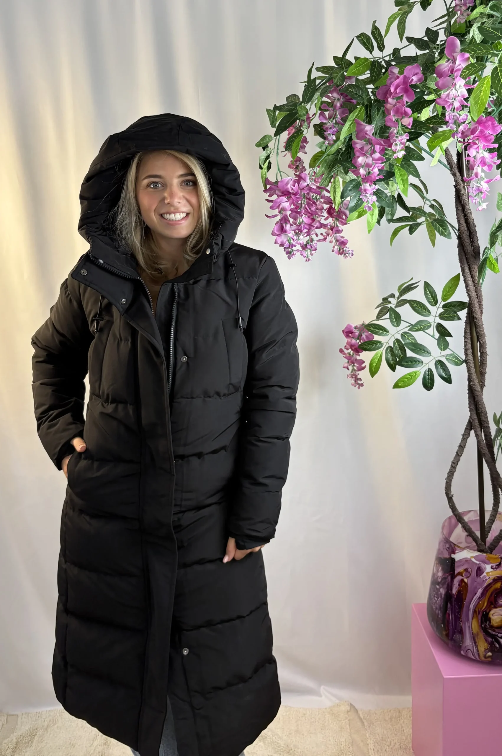 Floor Puffer Jacket - Zwart - Afbeelding 5