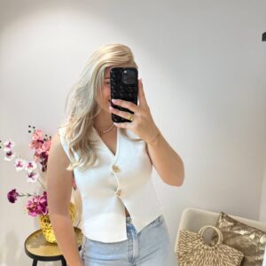 Sarah Top - Wit