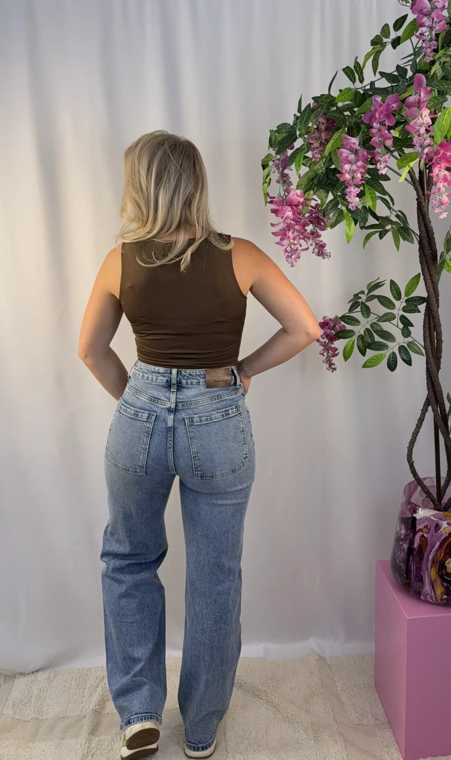 Basic Top - Bruin - Afbeelding 2