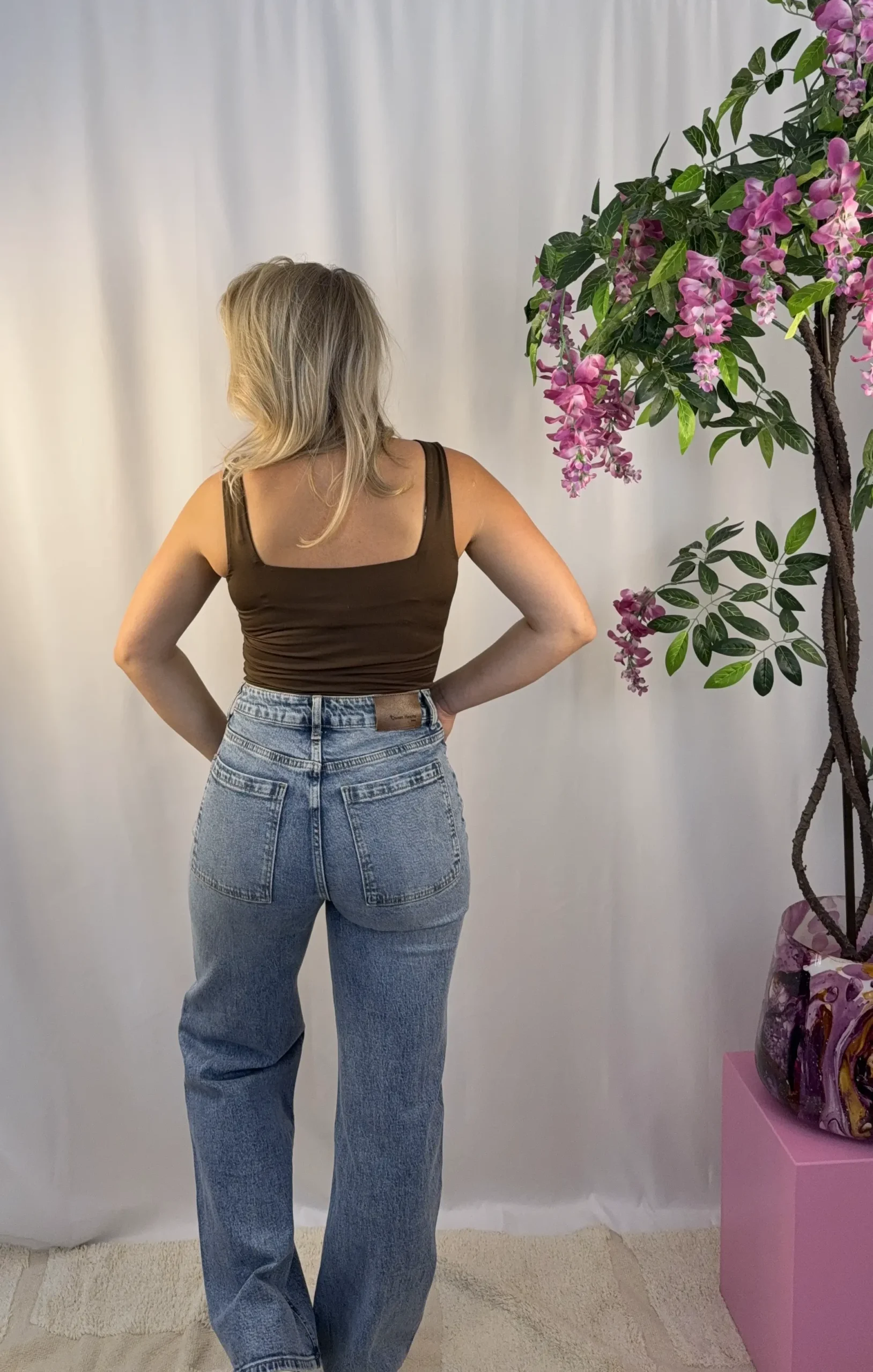 Basic Top - Bruin - Afbeelding 4