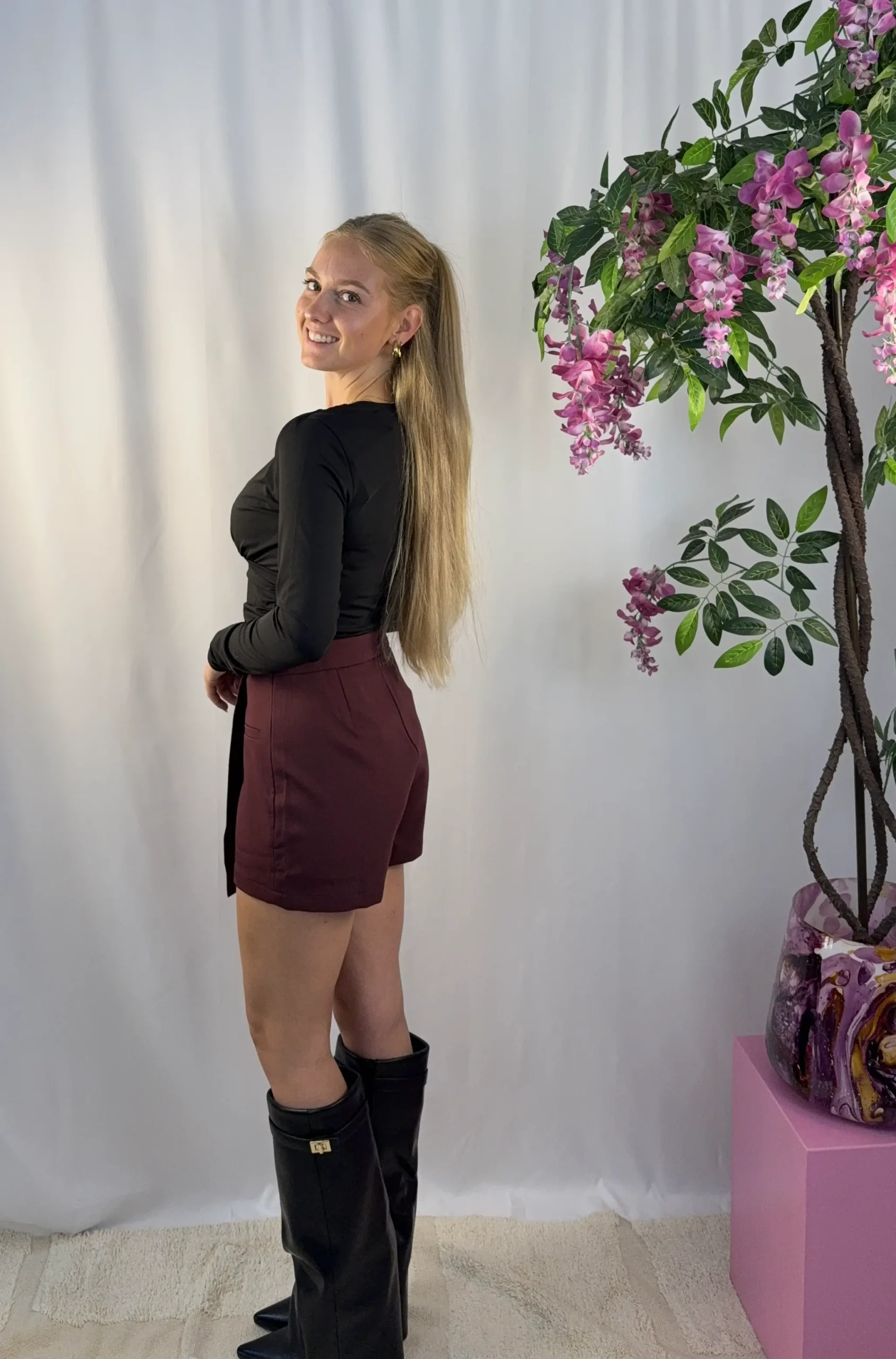 Loes Top - Zwart - Afbeelding 2