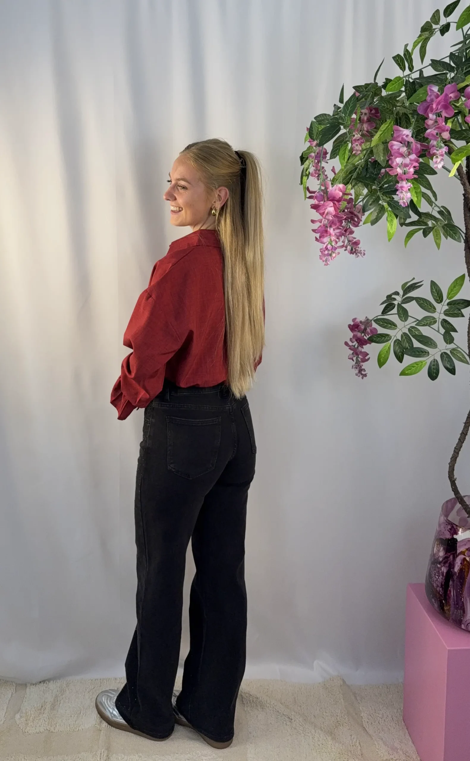 Fay Blouse - Rood - Afbeelding 2