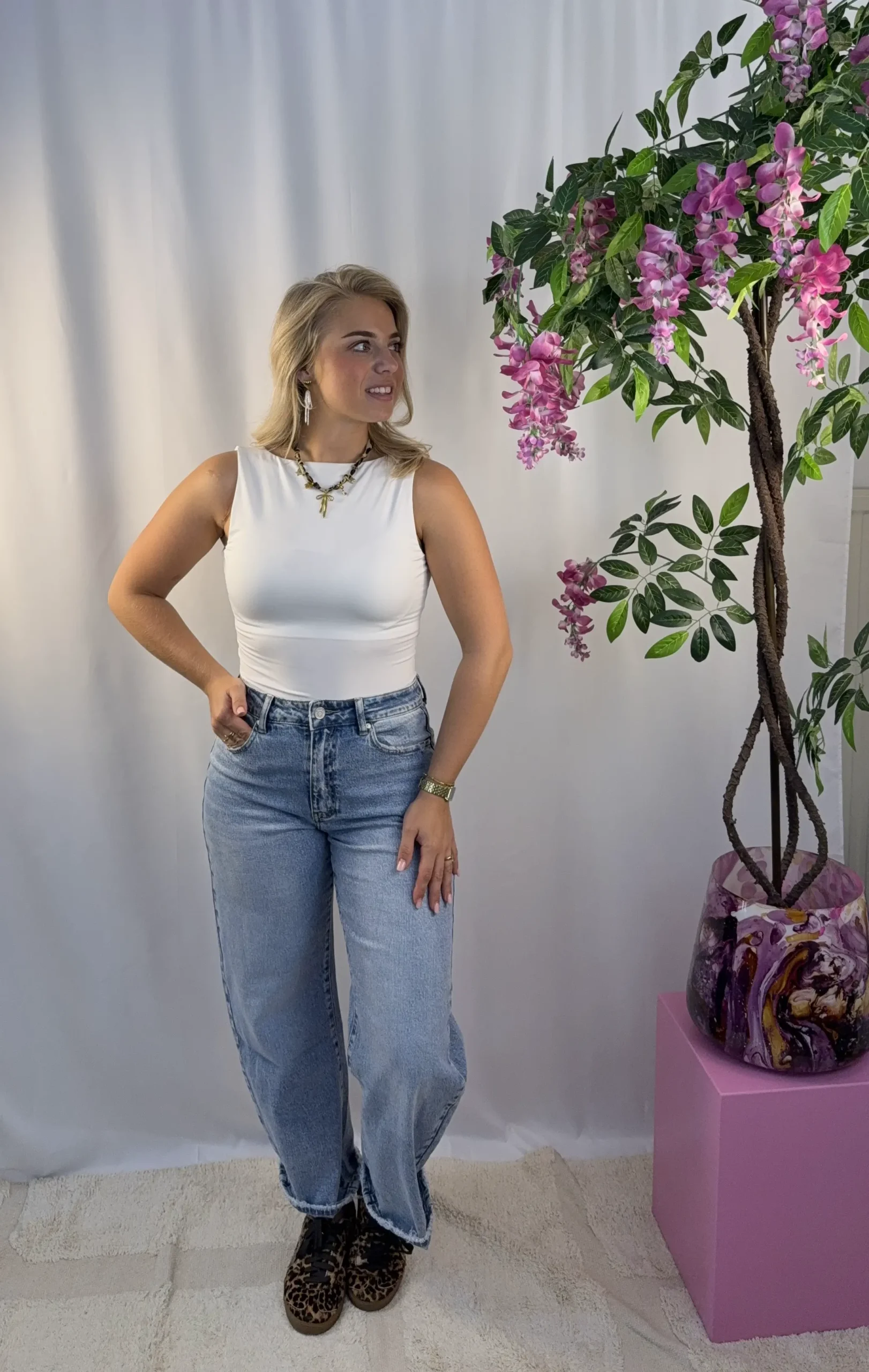 Basic Top - Wit - Afbeelding 3