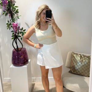 Elise Basic Skort - Wit
