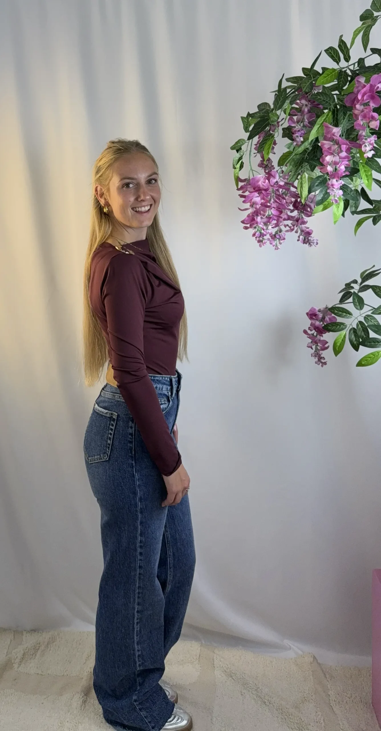 Lidia Wide Leg Tall Jeans - Queen Hearts - Afbeelding 5