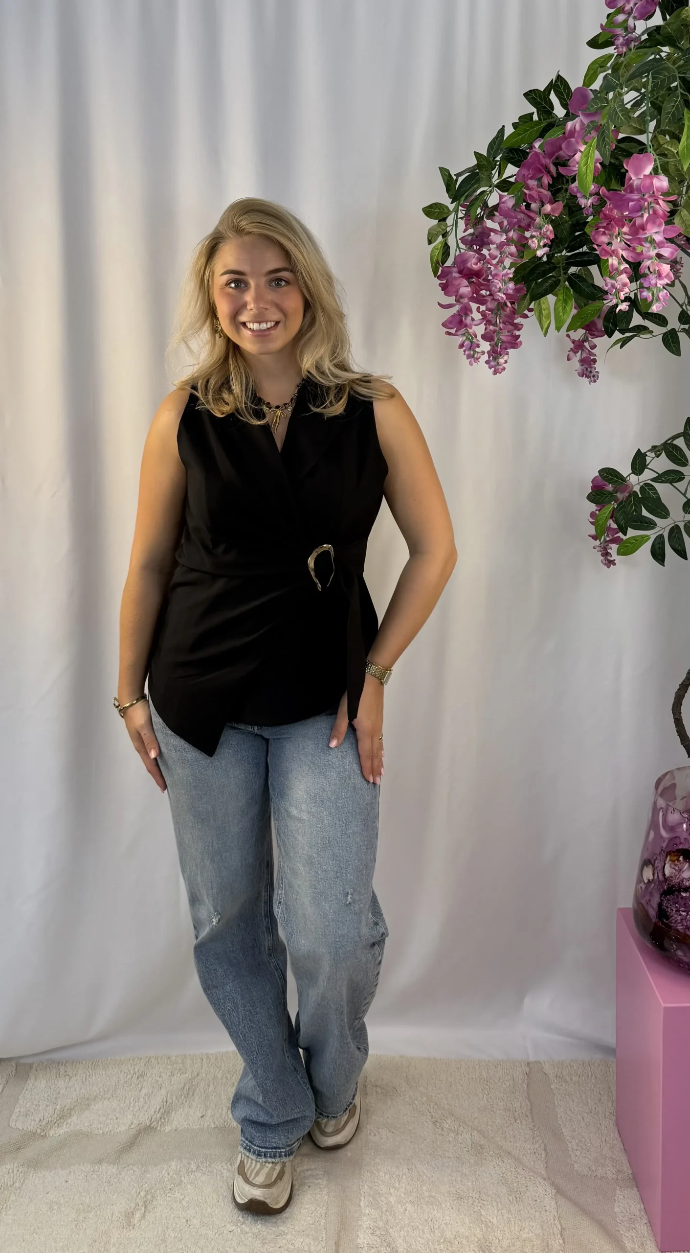 Noor Gilet - Zwart - Afbeelding 2