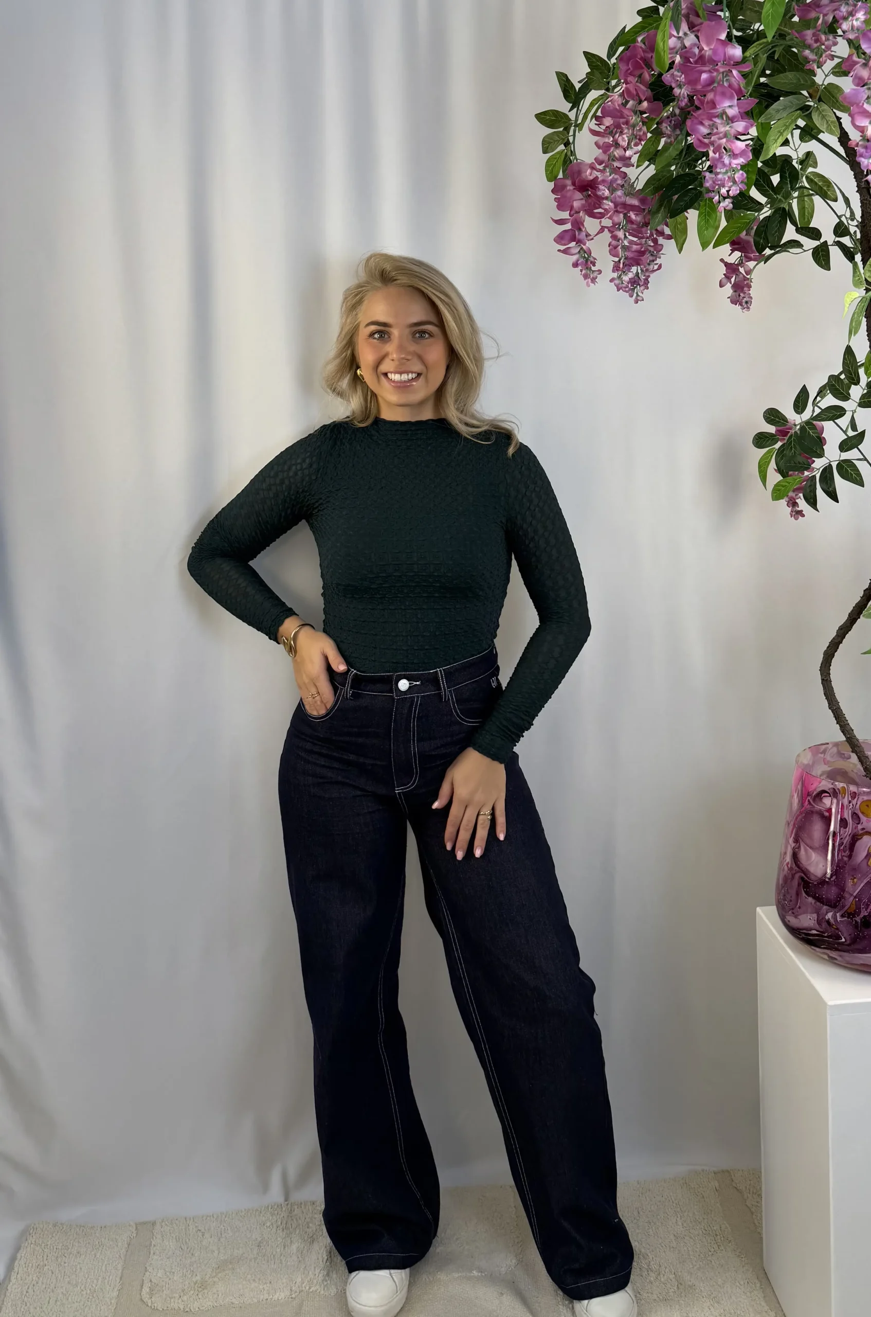 Lofty Manner - Top Leona - Petrol green