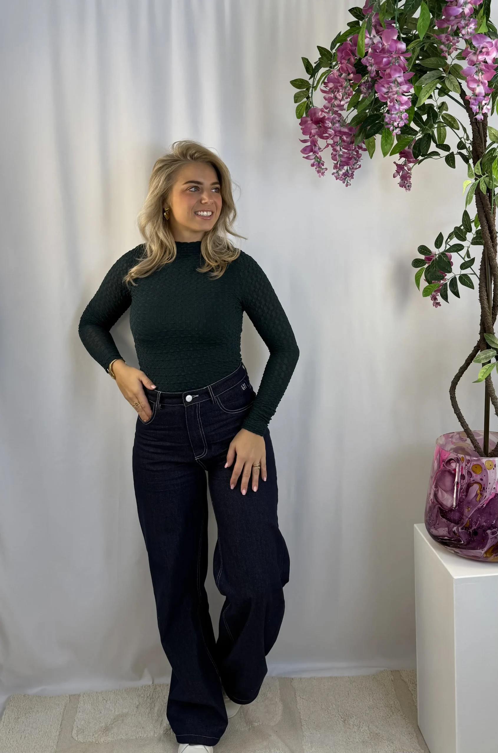 Lofty Manner - Top Leona - Petrol green - Afbeelding 2