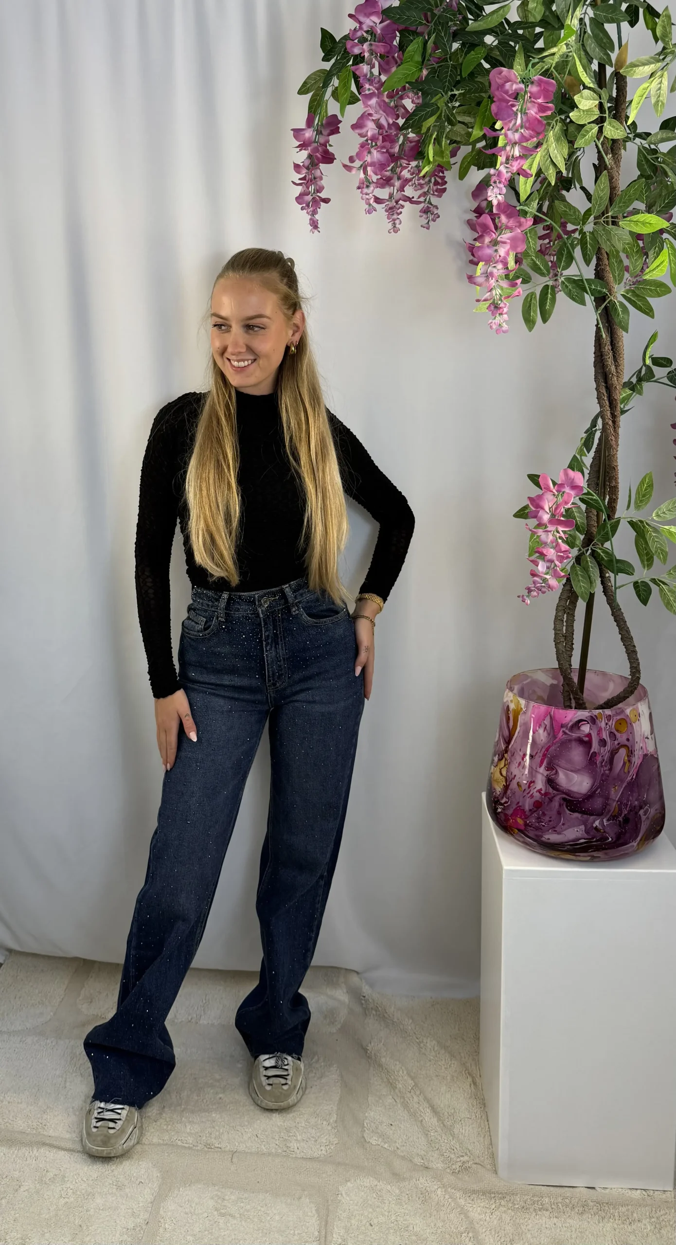 Lofty Manner - Top Leona - Black - Afbeelding 4