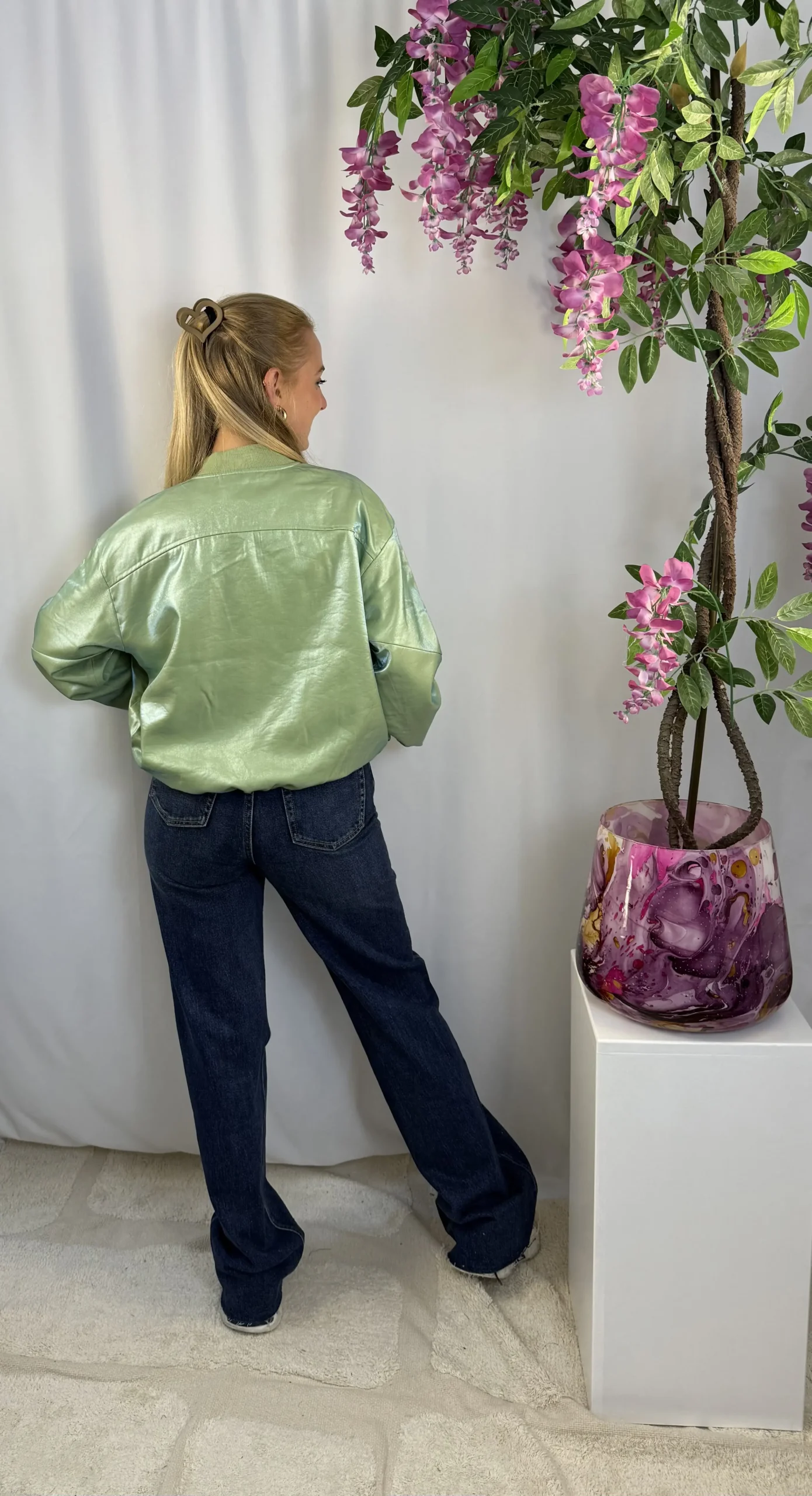 FLURESK - Thirza jacket - Matcha Green - Afbeelding 3