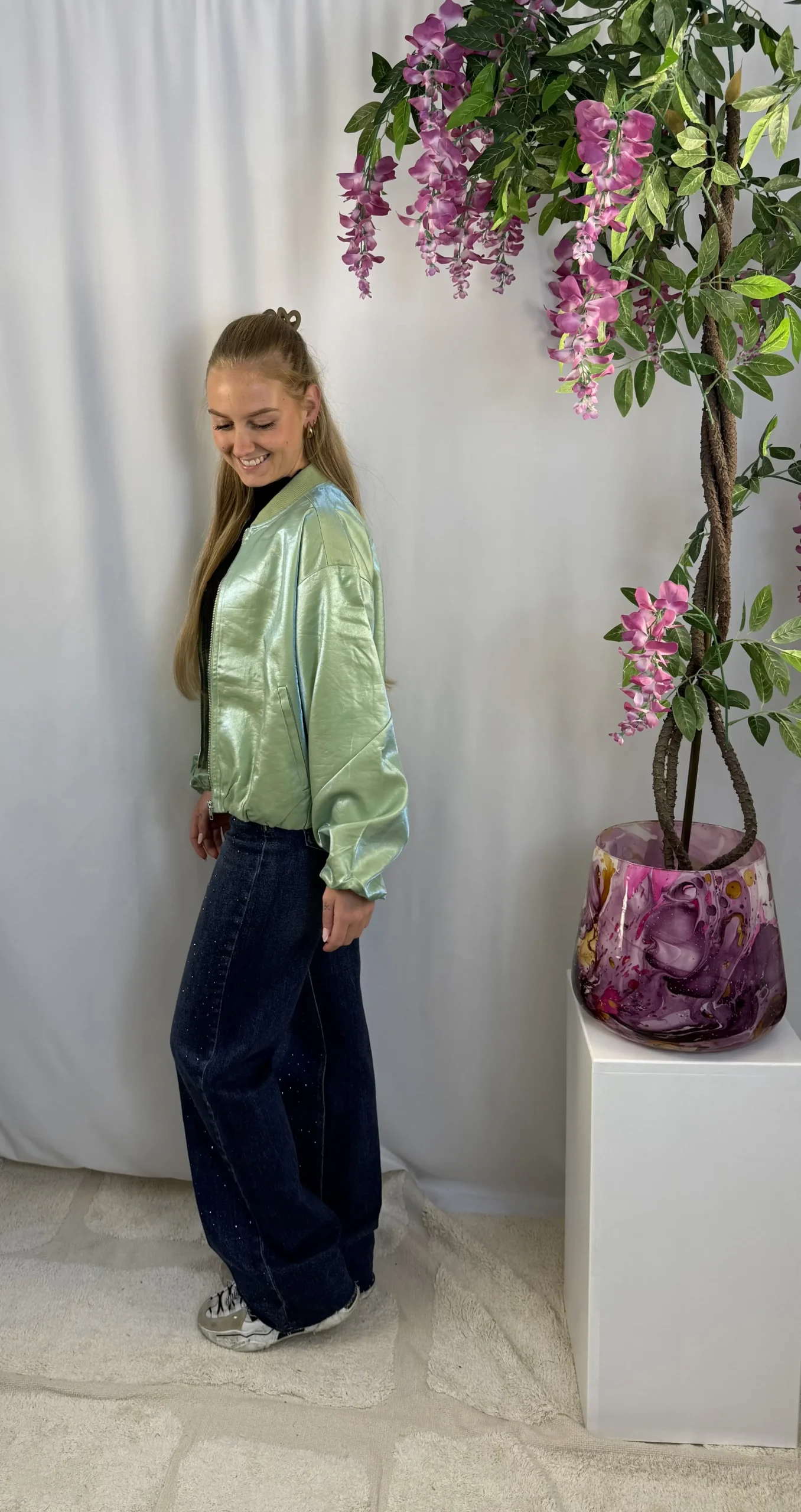 FLURESK - Thirza jacket - Matcha Green - Afbeelding 2