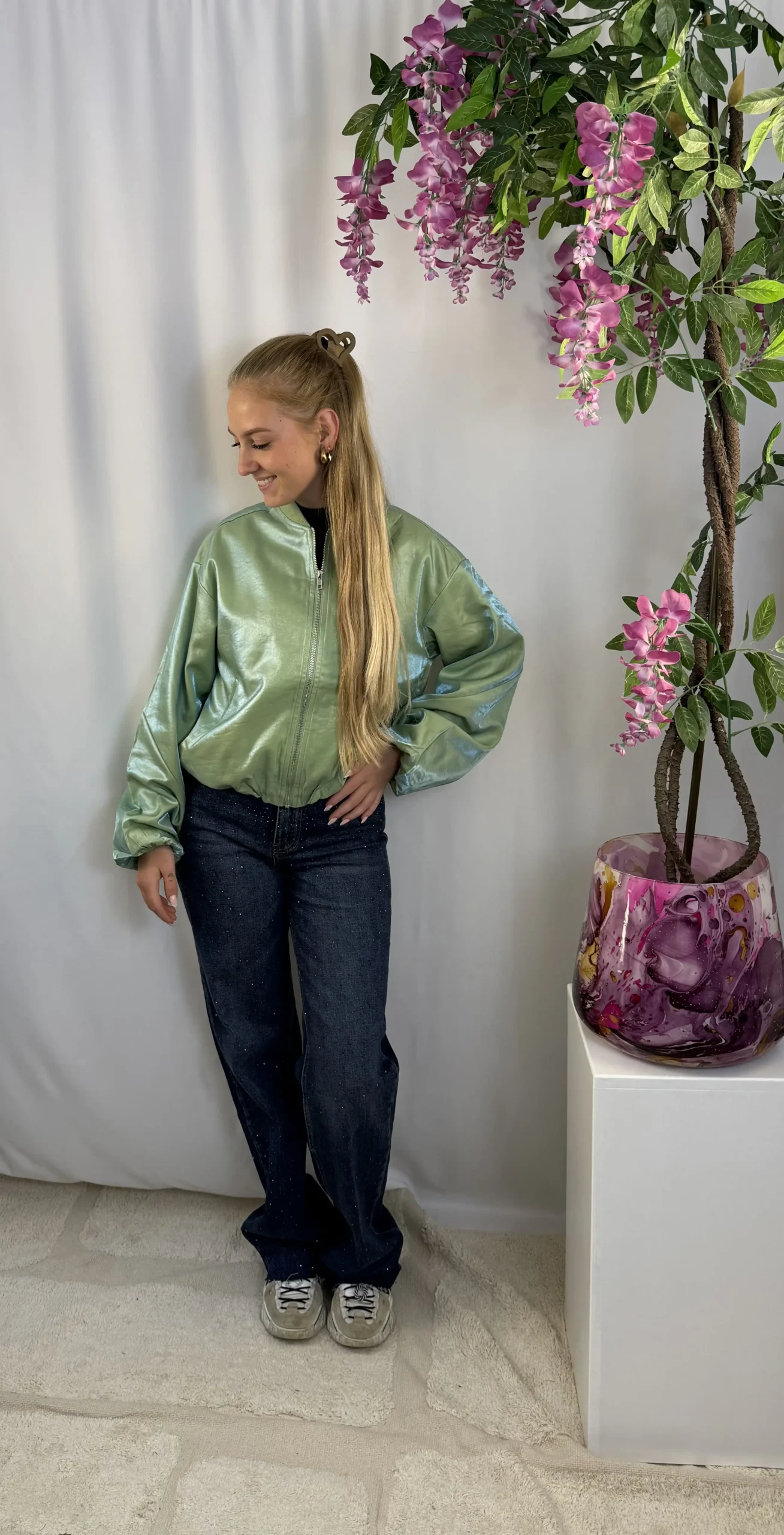 FLURESK - Thirza jacket - Matcha Green - Afbeelding 4