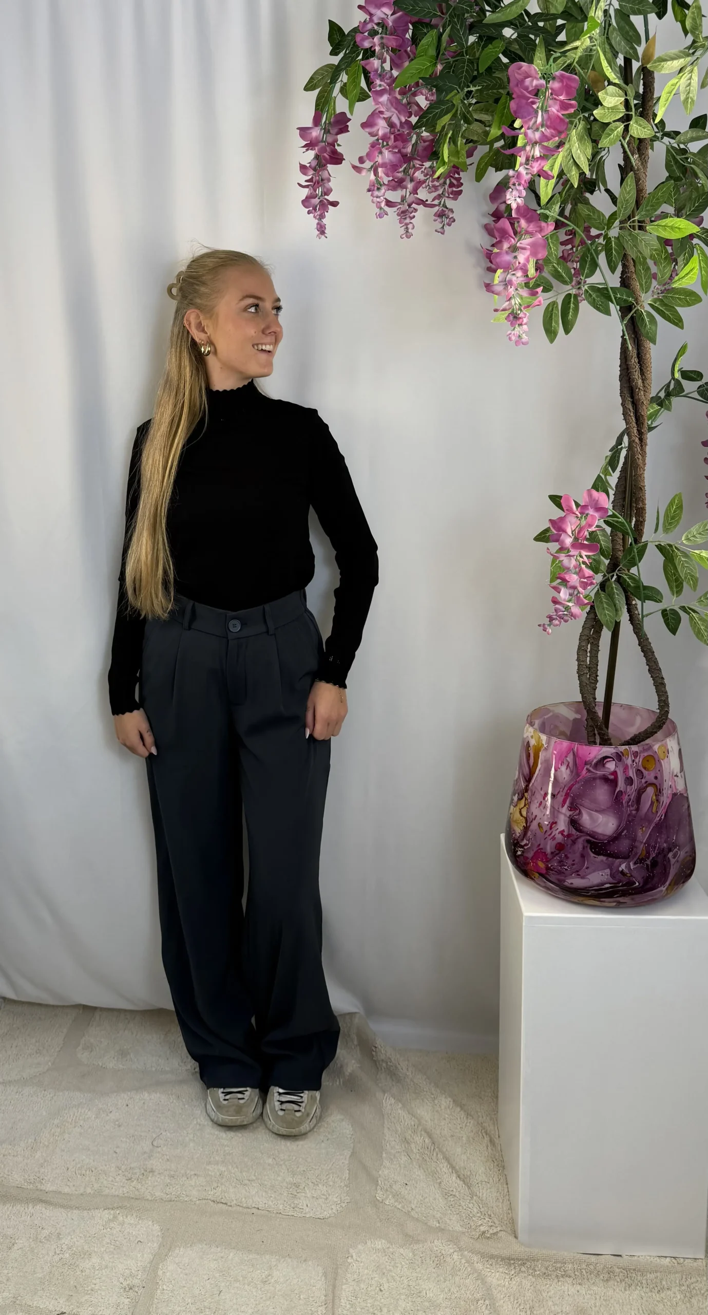 FLURESK - Calyx knit sweater - Black - Afbeelding 2