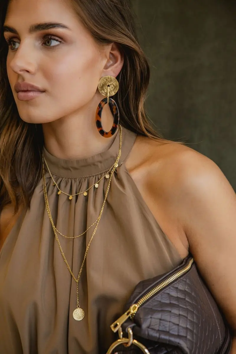 Oorbellen Rose & Camellia 3110629411501