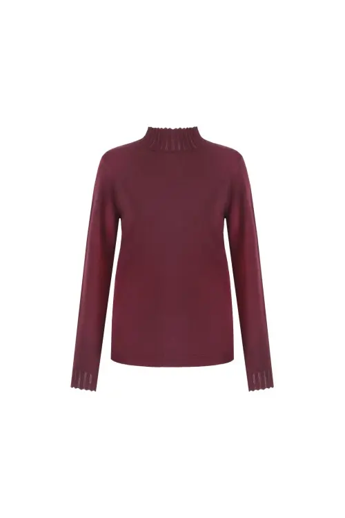 FLURESK - Calyx knit sweater - Wine Red - Afbeelding 4