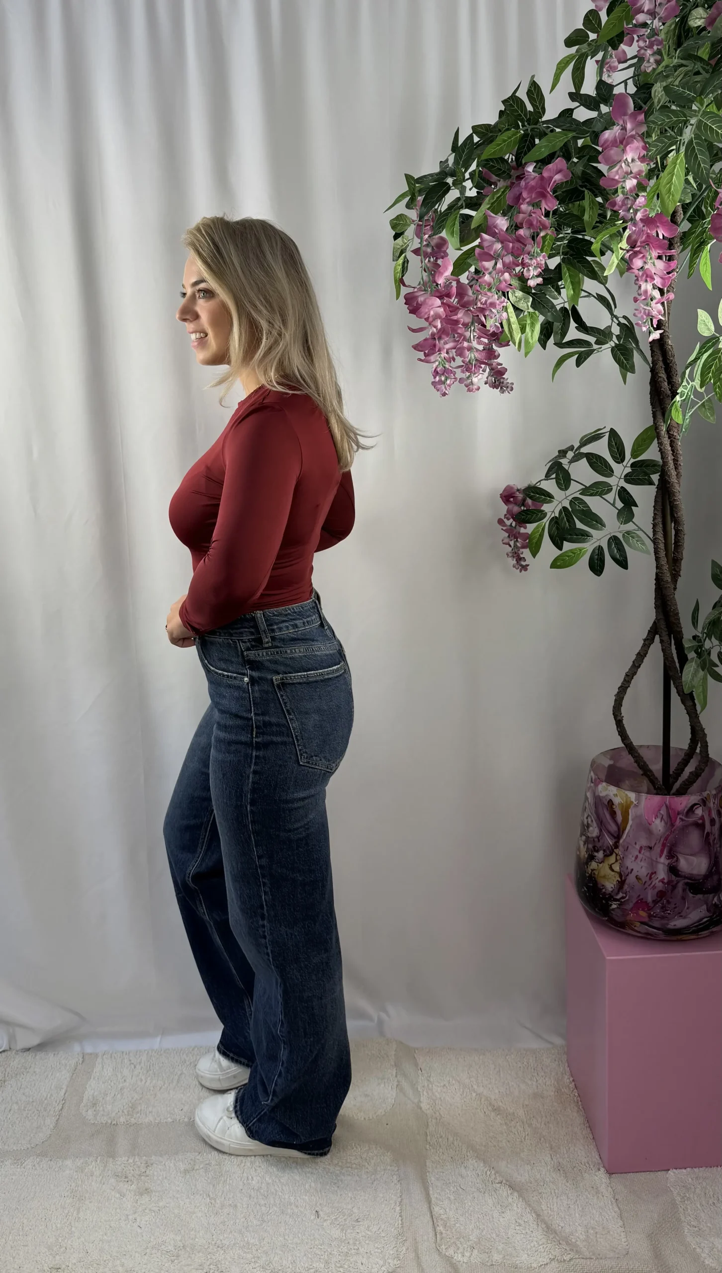 Sofia Wide Leg Jeans - Queen Hearts - Afbeelding 3