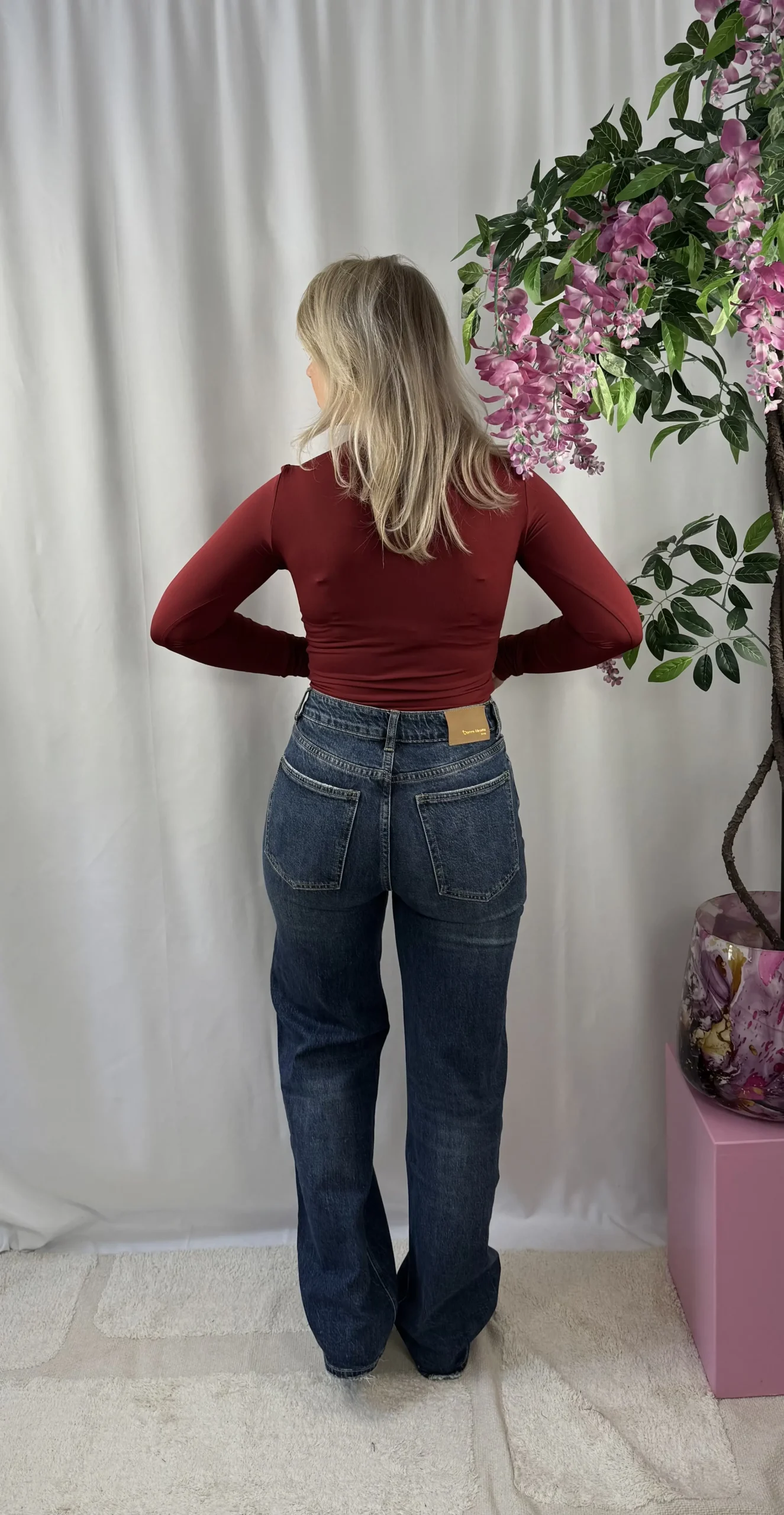 Jada Basic Top - Bordeaux - Afbeelding 3