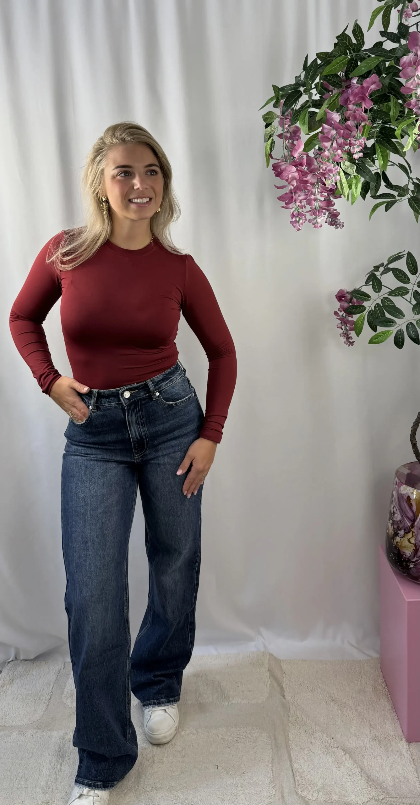 Sofia Wide Leg Jeans - Queen Hearts - Afbeelding 4