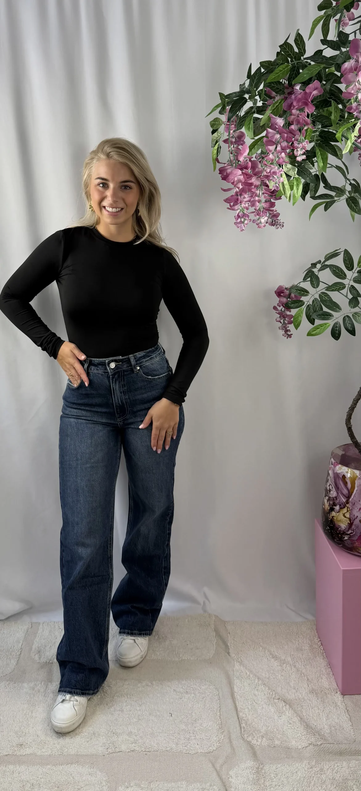 Jada Basic Top - Zwart - Afbeelding 2