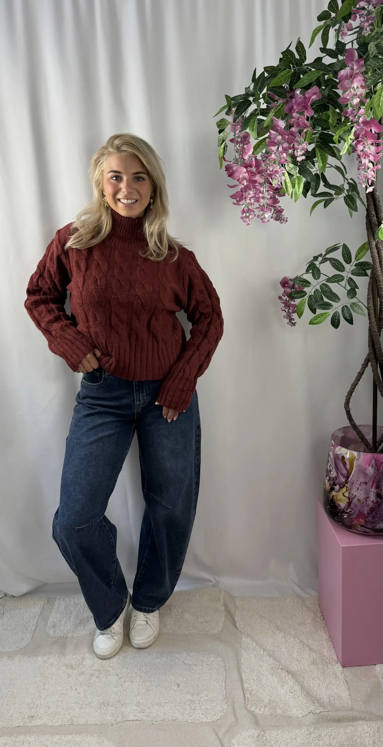 Ilse Sweater - Bordeaux - Afbeelding 3