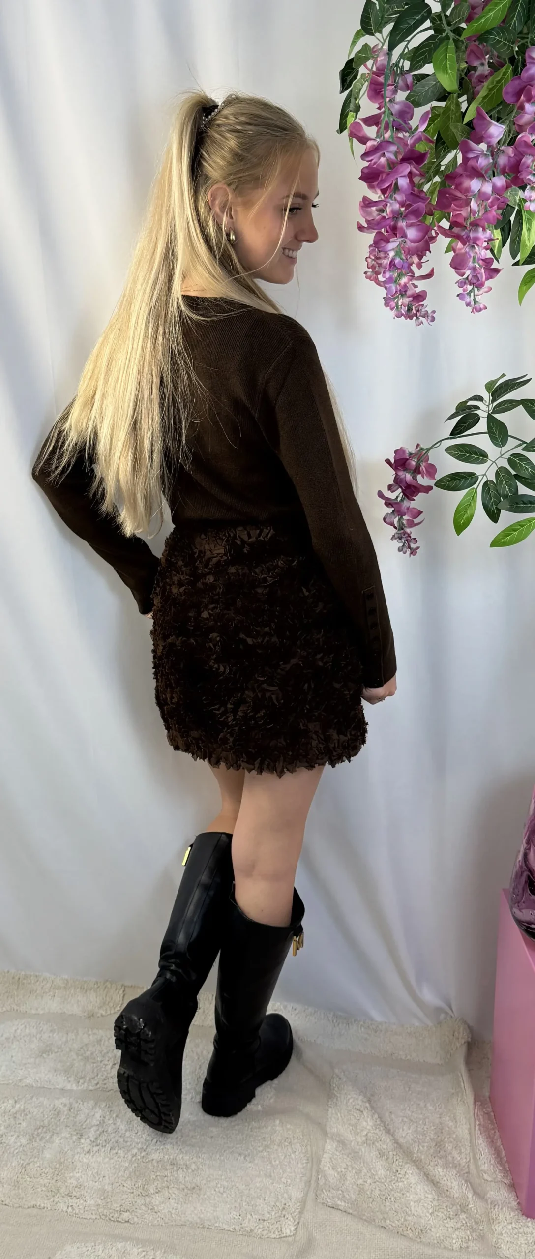 Alix Skirt - Bruin - Afbeelding 3