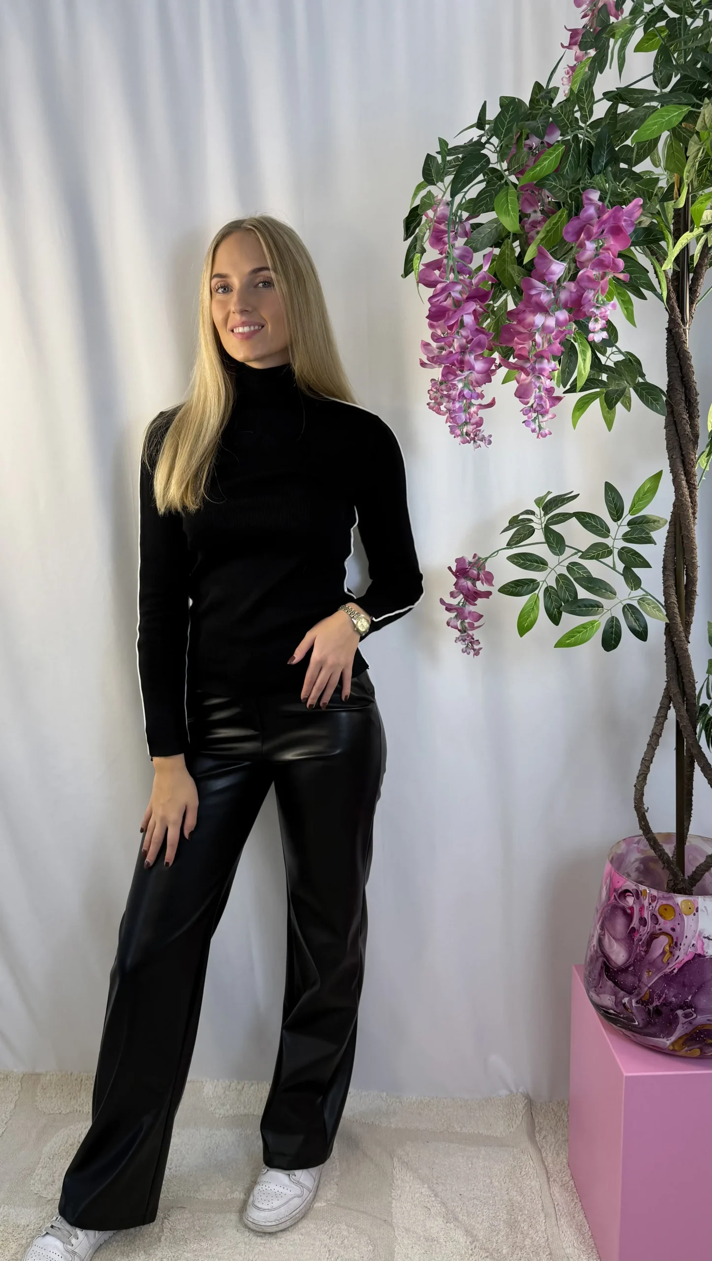 Gia Wide Leg - Zwart