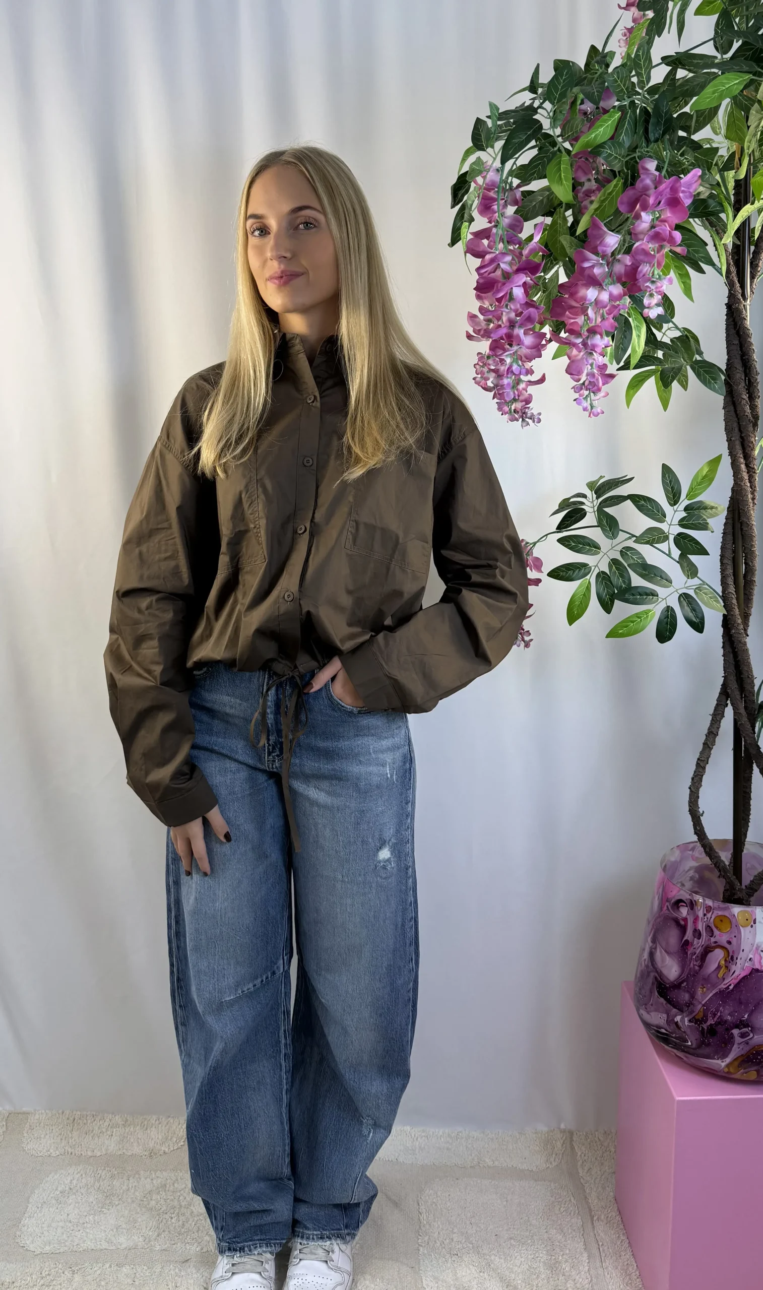 Mea Blouse - Bruin