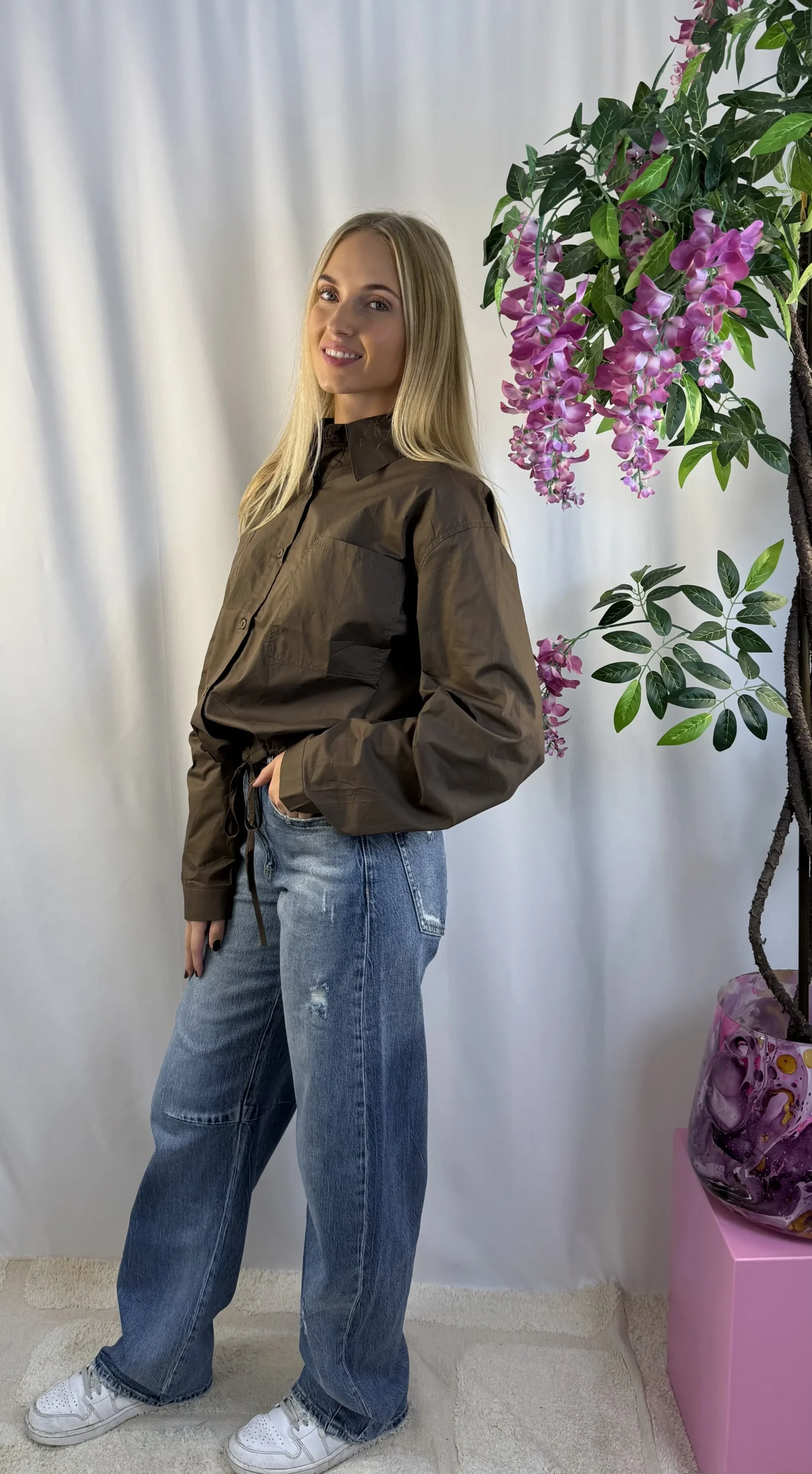 Mea Blouse - Bruin - Afbeelding 3