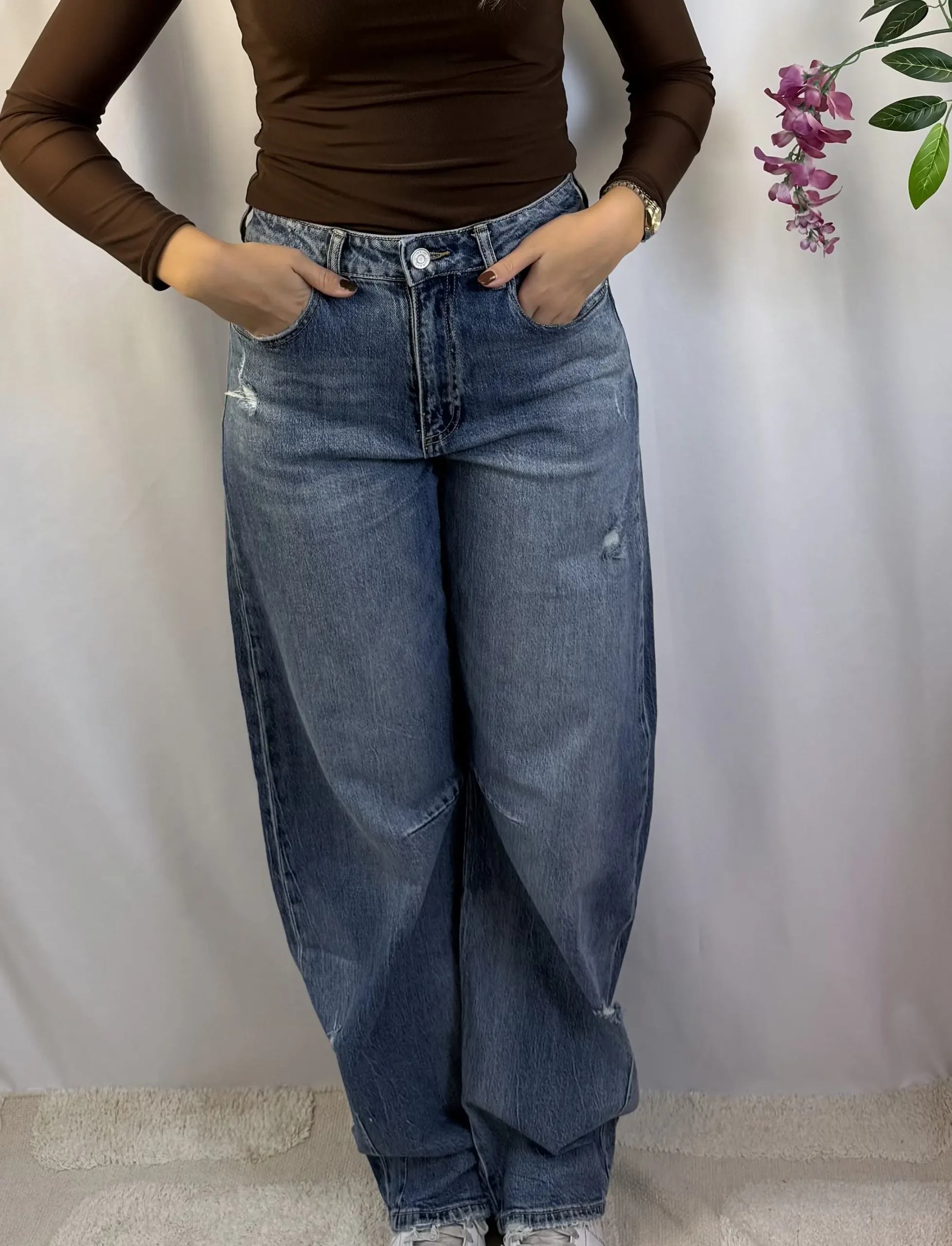 Alix Ballon Jeans - Queen Hearts