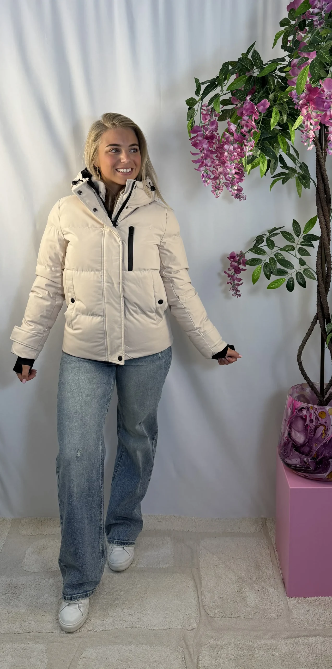 Elodie Coat - Beige - Afbeelding 7