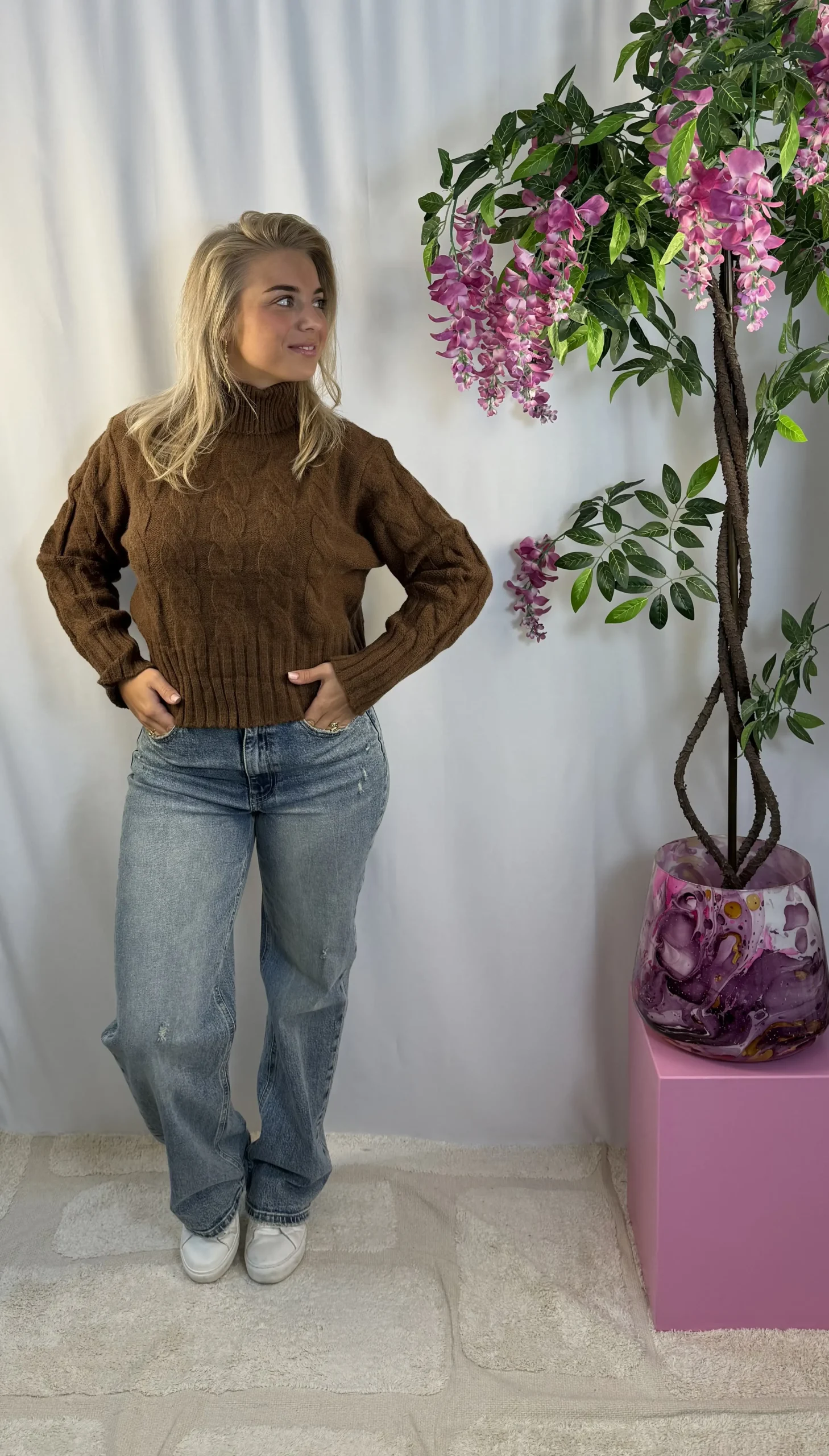 Ilse Sweater - Brown - Afbeelding 2
