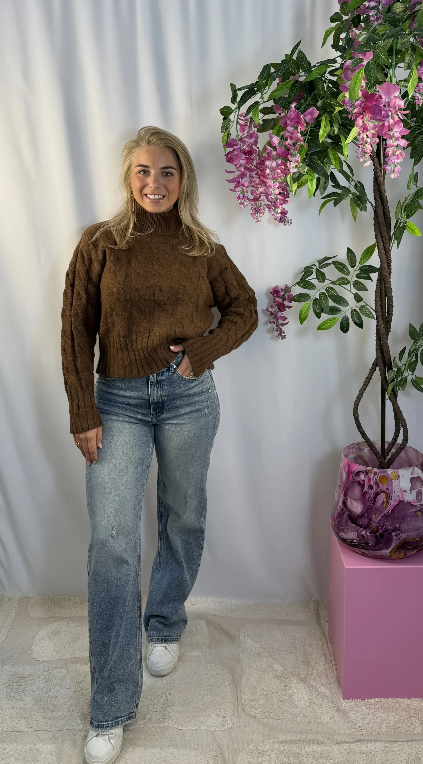 Ilse Sweater - Brown - Afbeelding 4