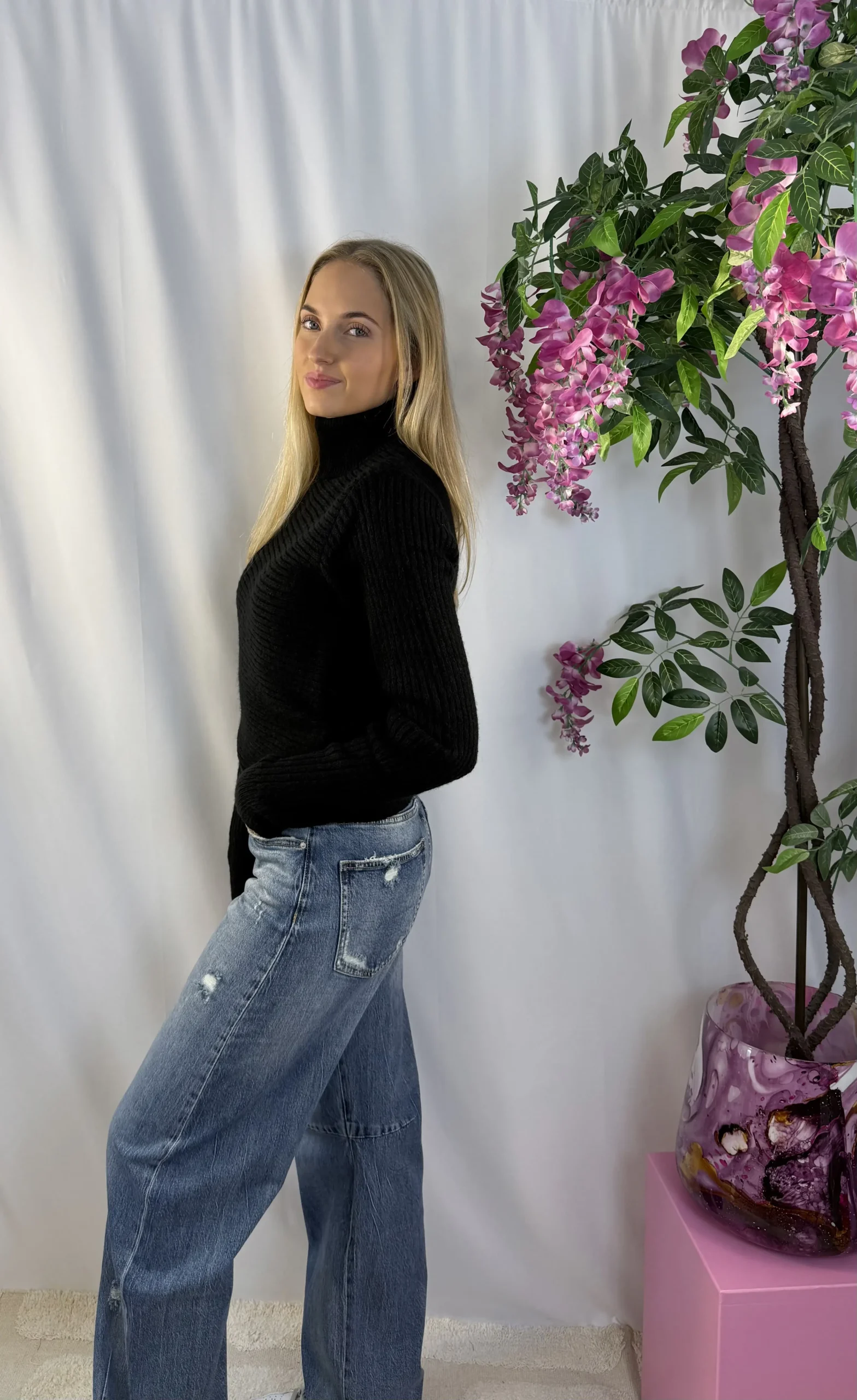 Lofty Manner - Sweater Katja - Black - Afbeelding 2