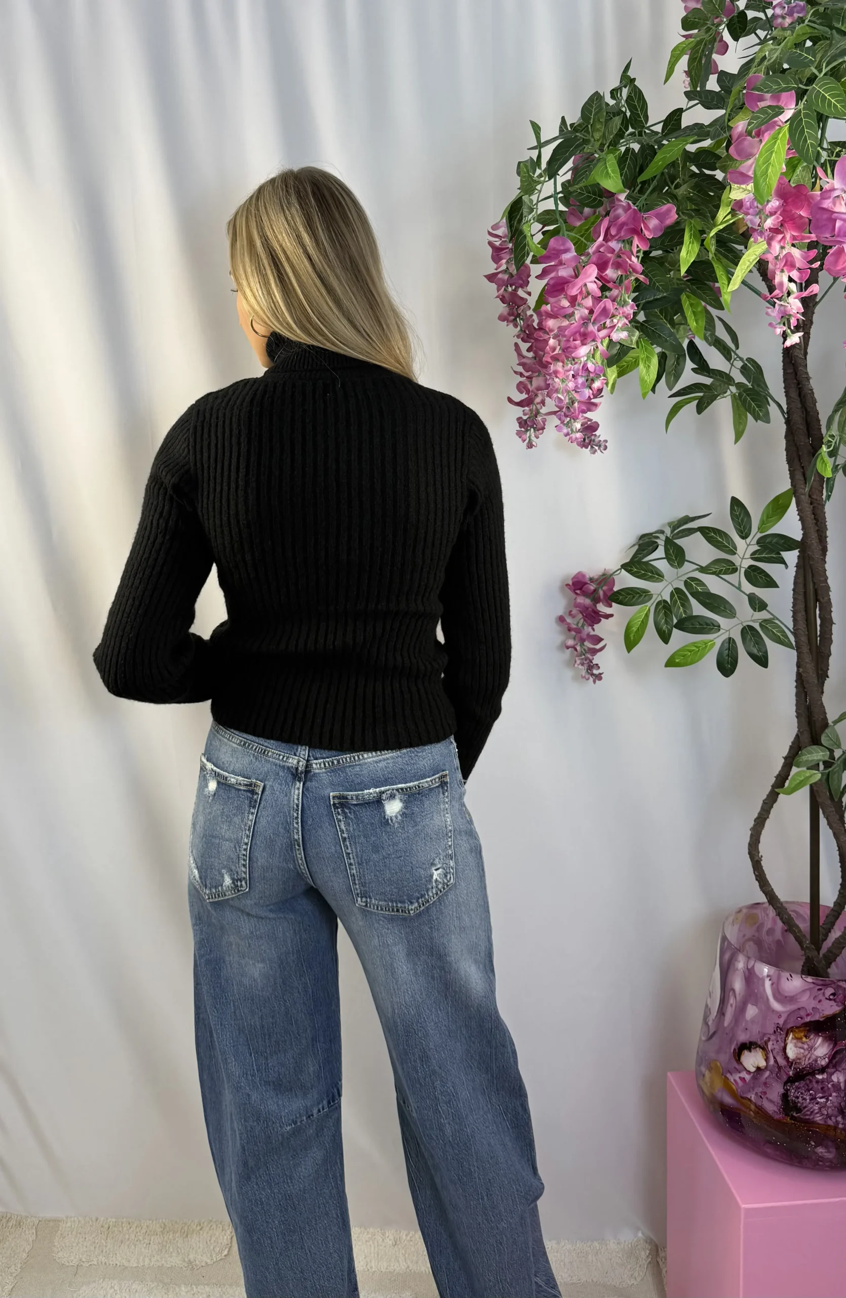 Lofty Manner - Sweater Katja - Black - Afbeelding 3